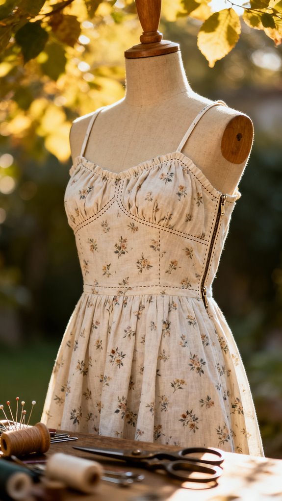 sew spaghetti strap sundress