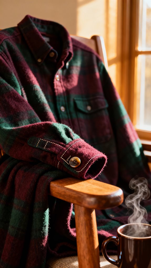 sewing cozy flannel shirts
