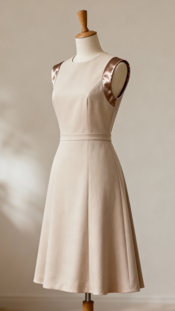 sewing flattering a line dress