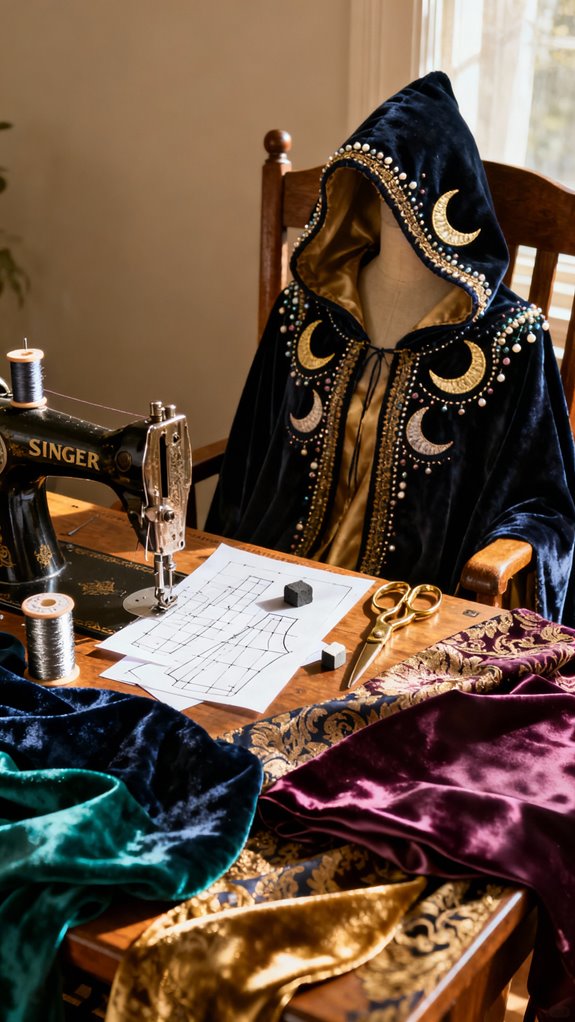 sewing wizard robes easily