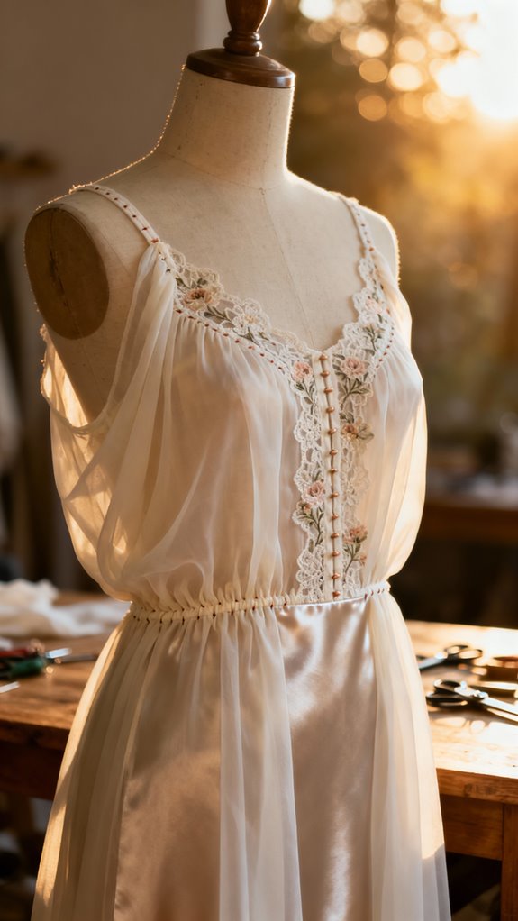 sheer babydoll construction techniques