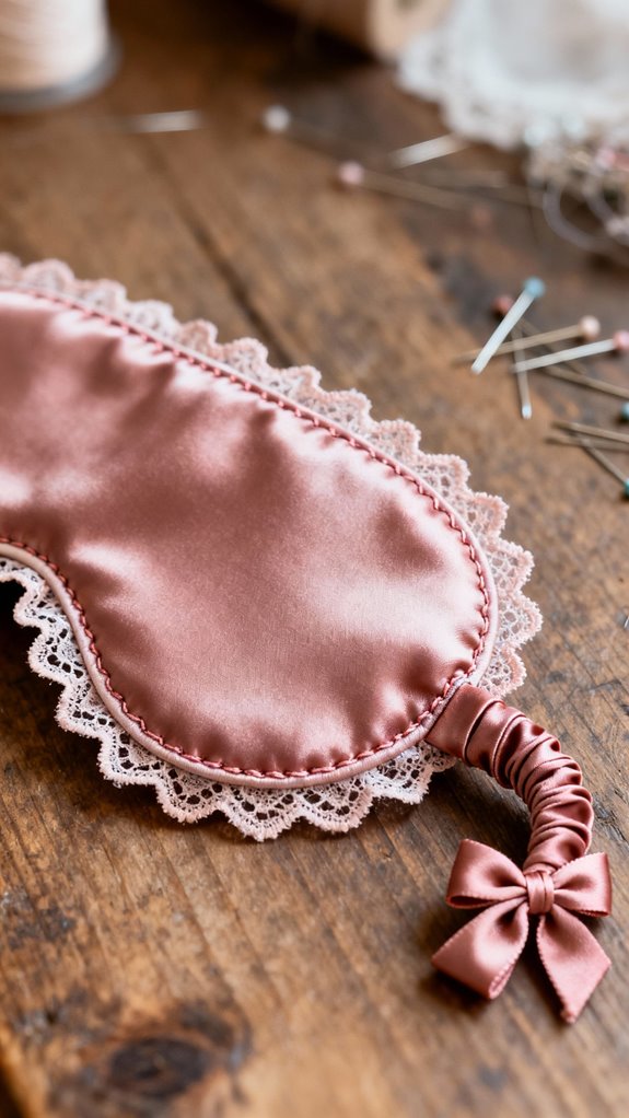 silk lined adjustable sleep mask
