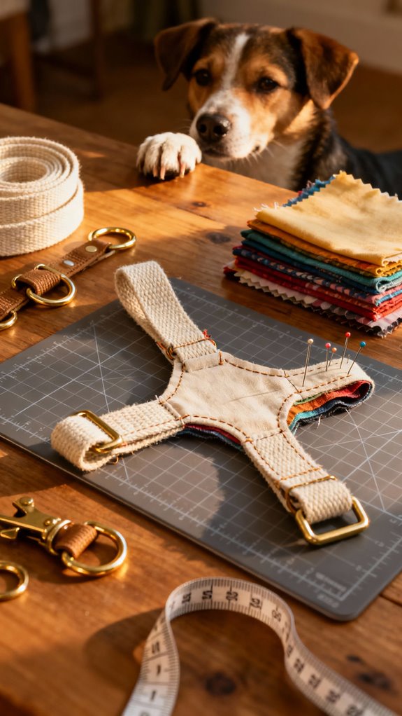simple dog harness tutorial