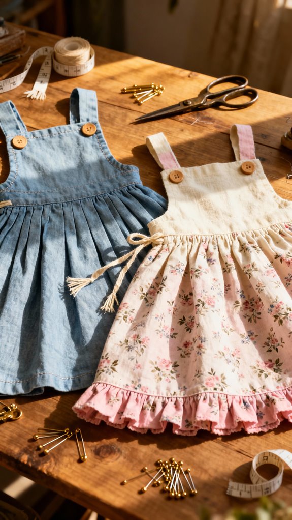 simple pinafore sewing tips