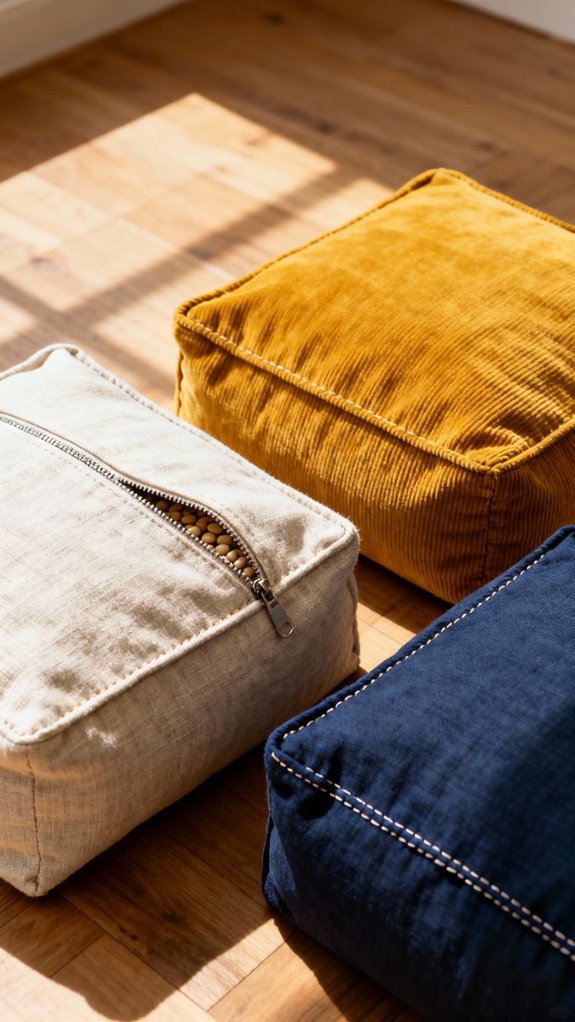 simple square bean bags