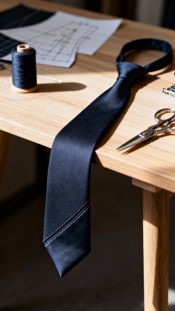 skinny tie construction techniques