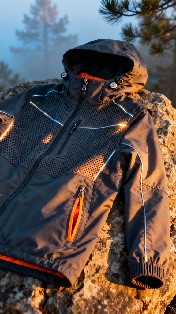 sporty hooded vest design