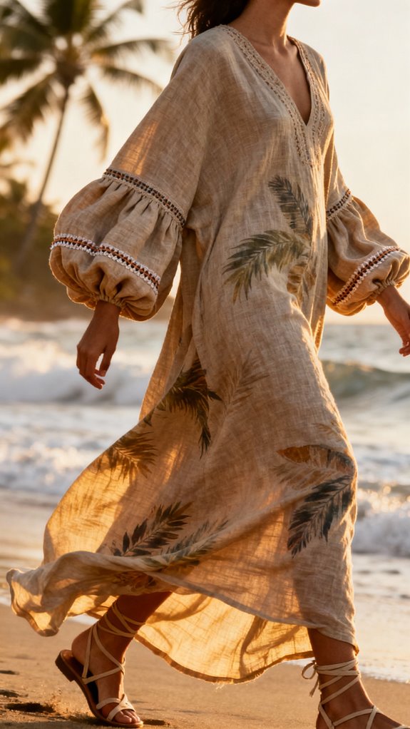 statement sleeves enhance kaftans