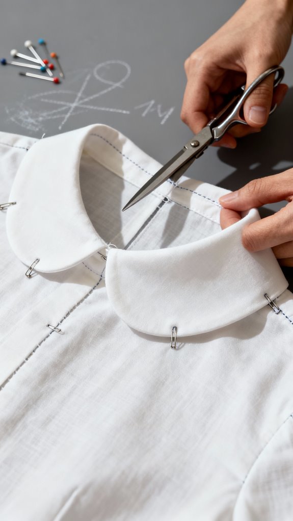 strategic clipping for collars