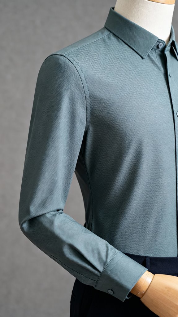 stretch cotton fitted shirts