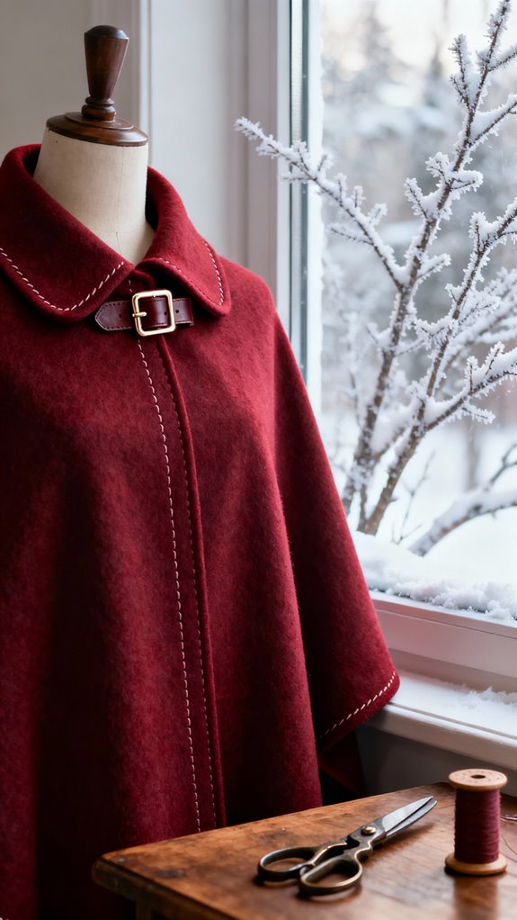 structured elegance winter cape