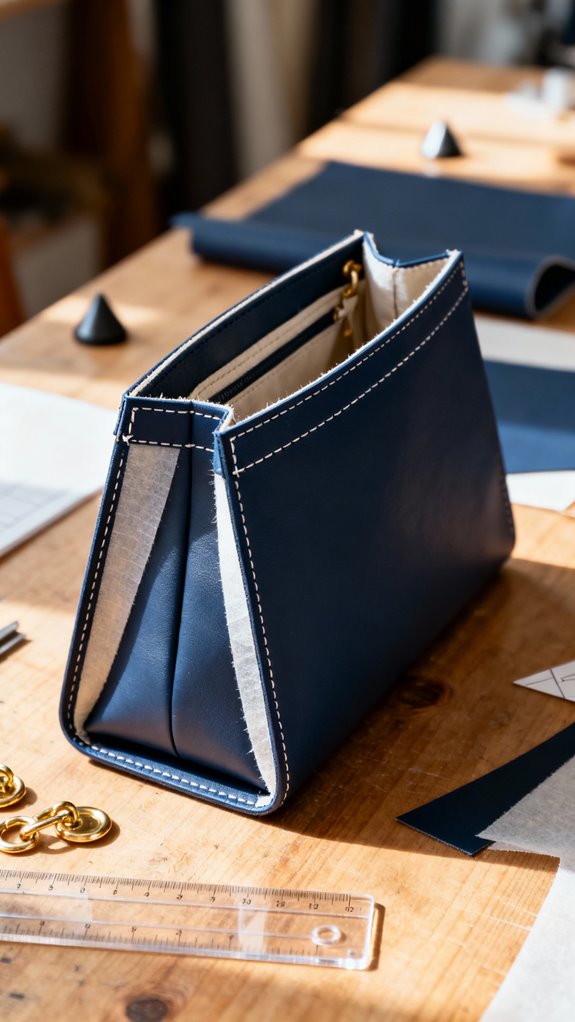 structured handbag interfacing tips