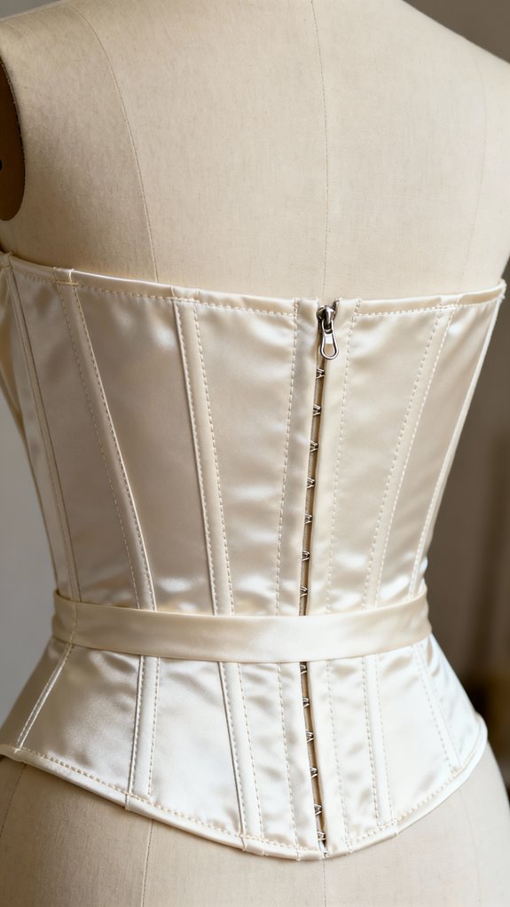 structured satin corset innovation