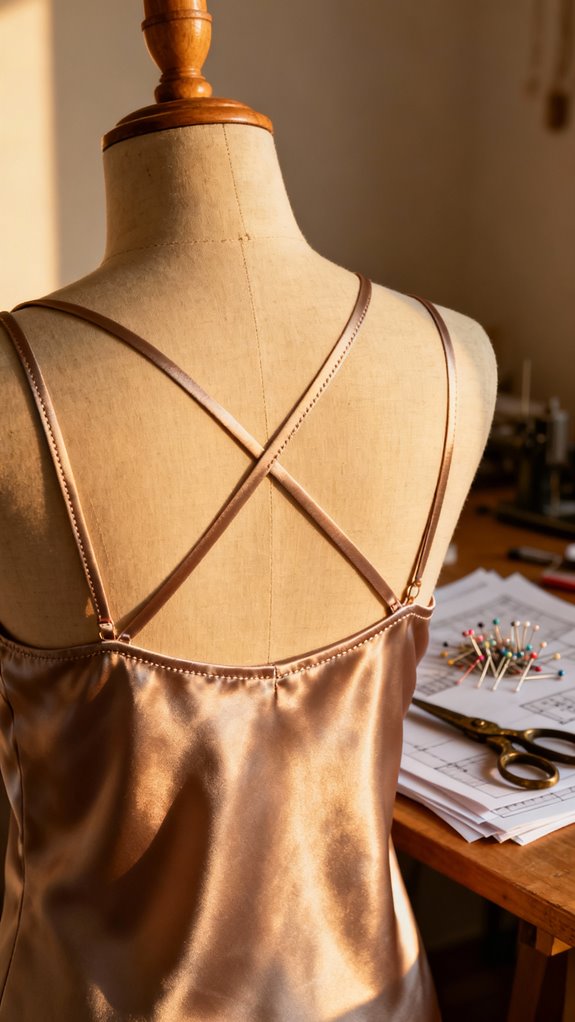 stylish adjustable multi strap camisole