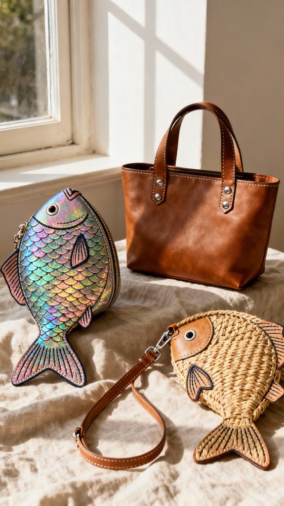 stylish fish handbags creation