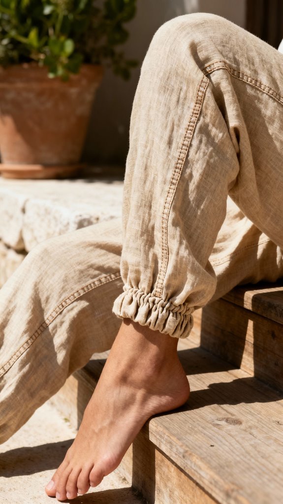 stylish linen jogger project