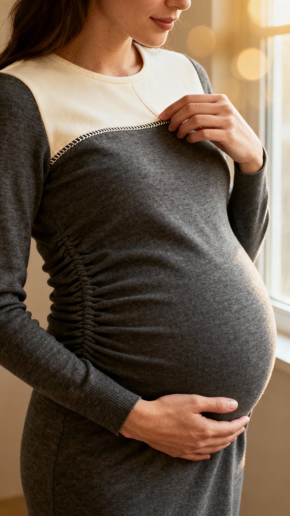 stylish maternity dress sewing