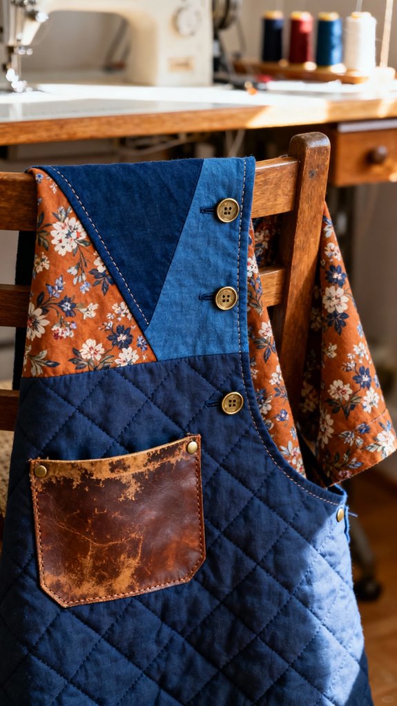 stylish quilting cotton apron