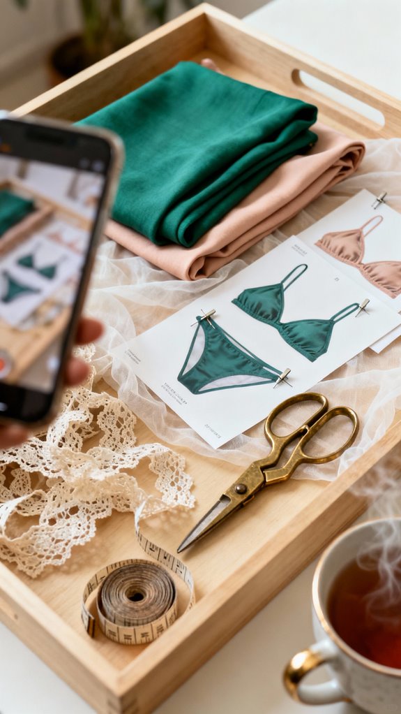 supportive lingerie making community