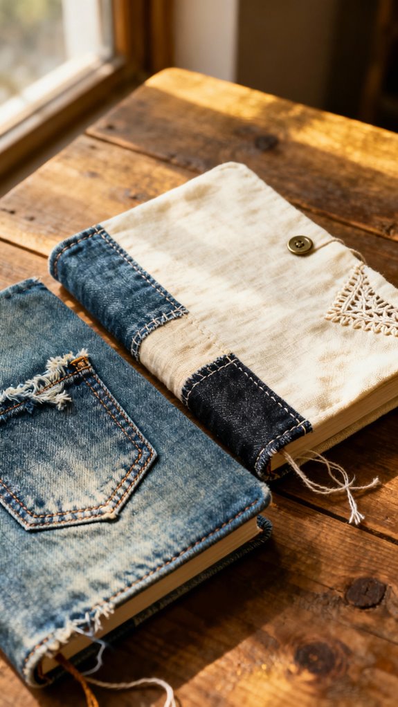 sustainable denim book covers