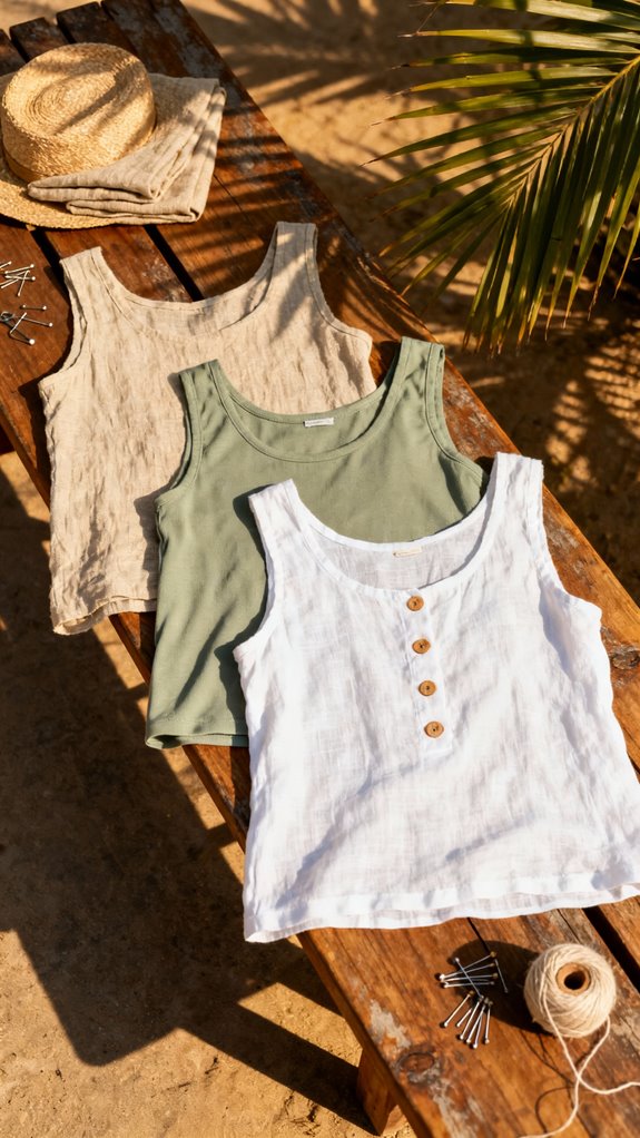 sustainable summer singlet sewing