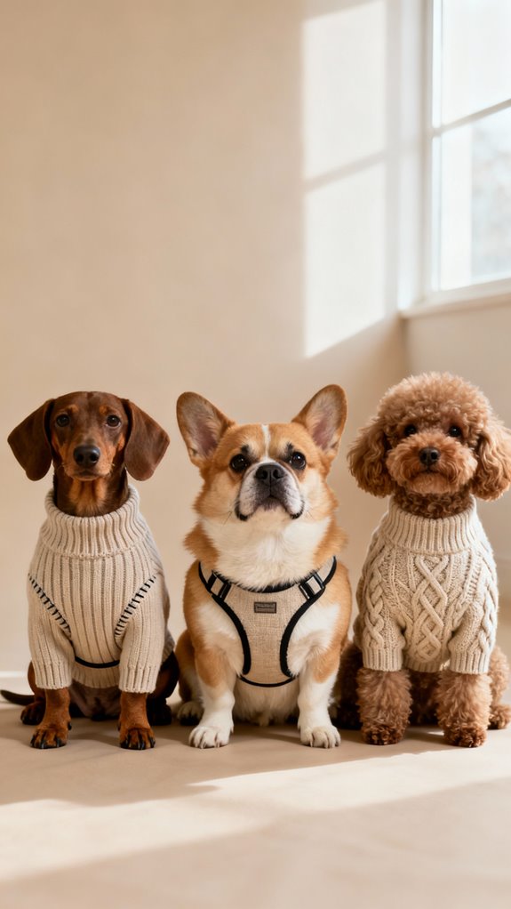tailored dog sweater designs