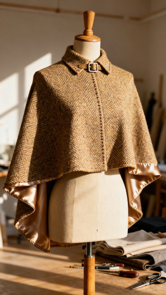 tailored tweed cape project