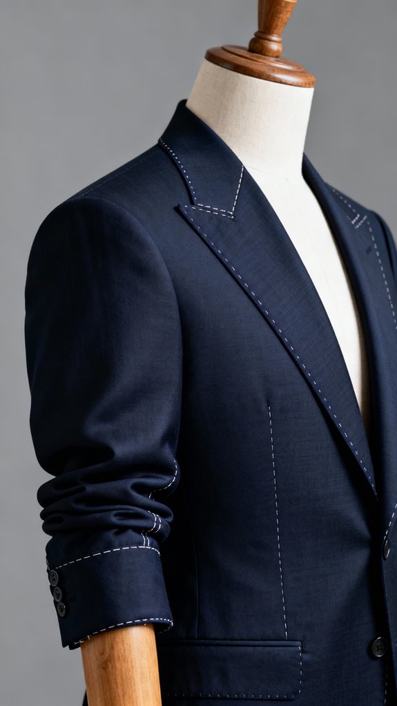 tailored two piece sleeve jacket