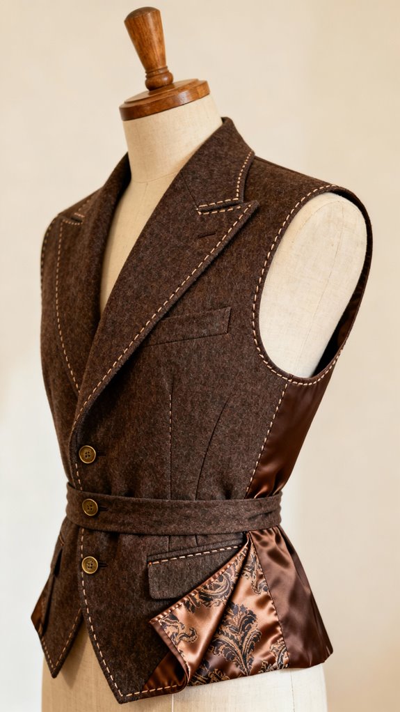 tailored vest construction techniques
