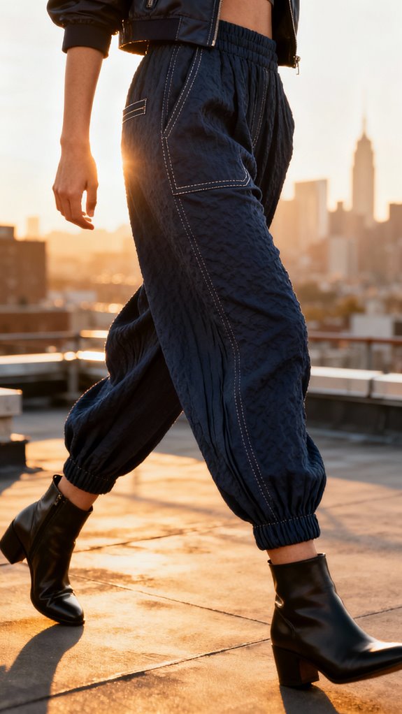 tapered ankle harem pants