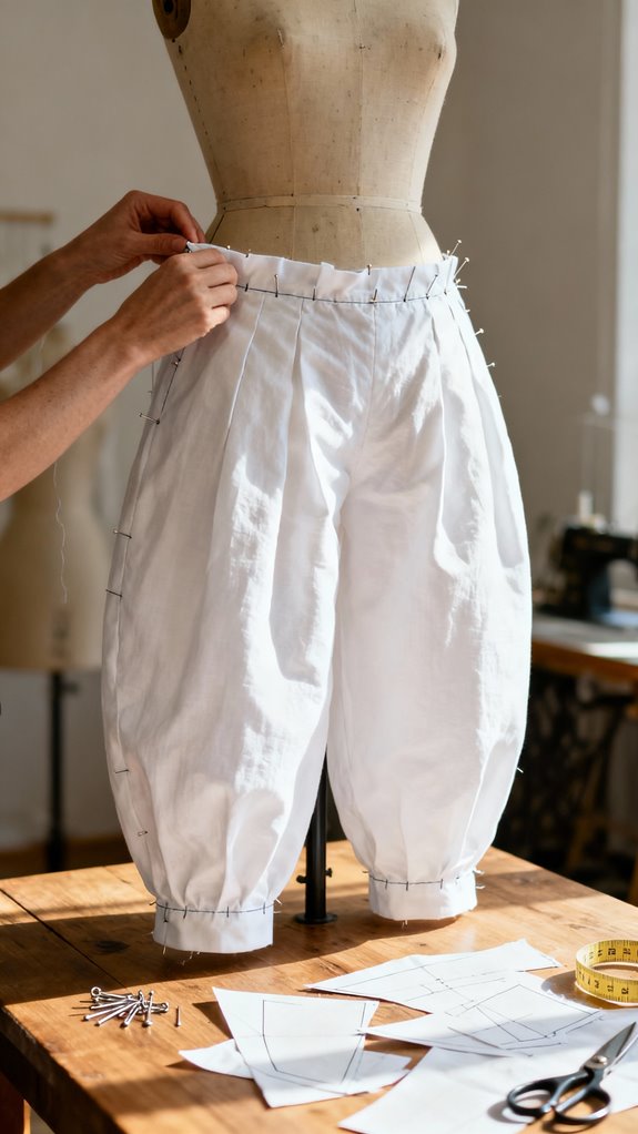 test fit with bedsheet