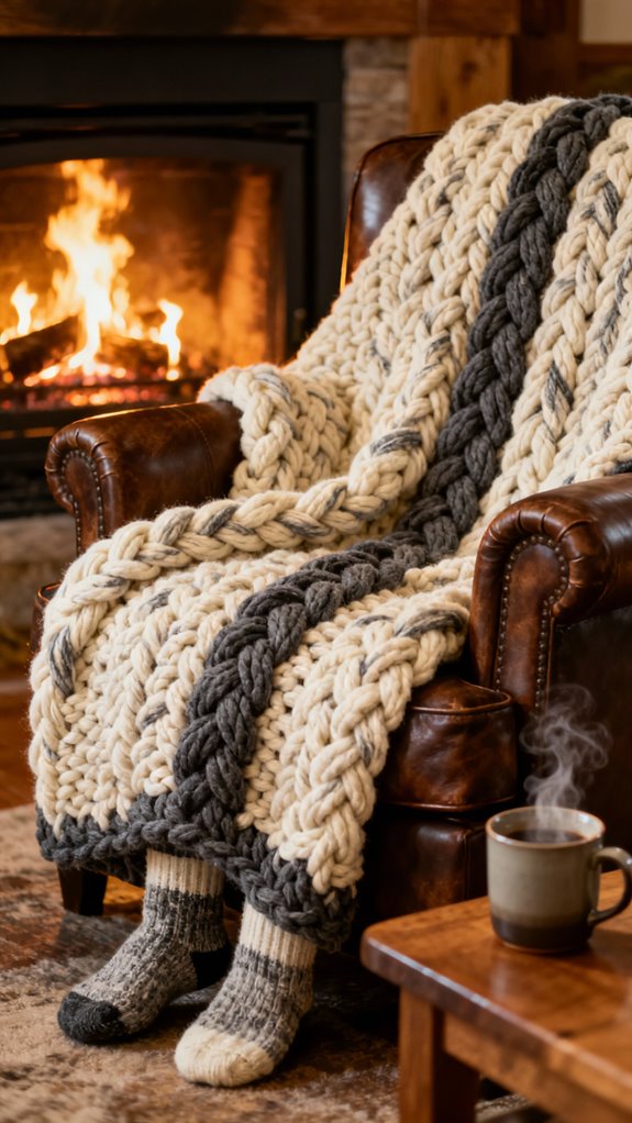 textured durable cozy blankets
