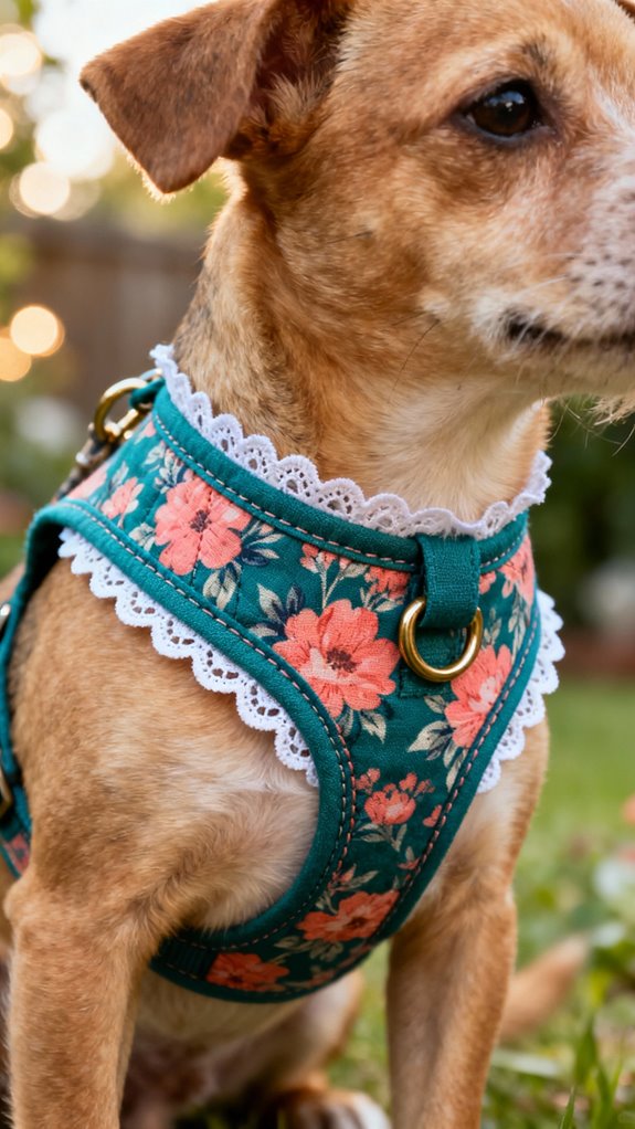 themed harnesses with trims