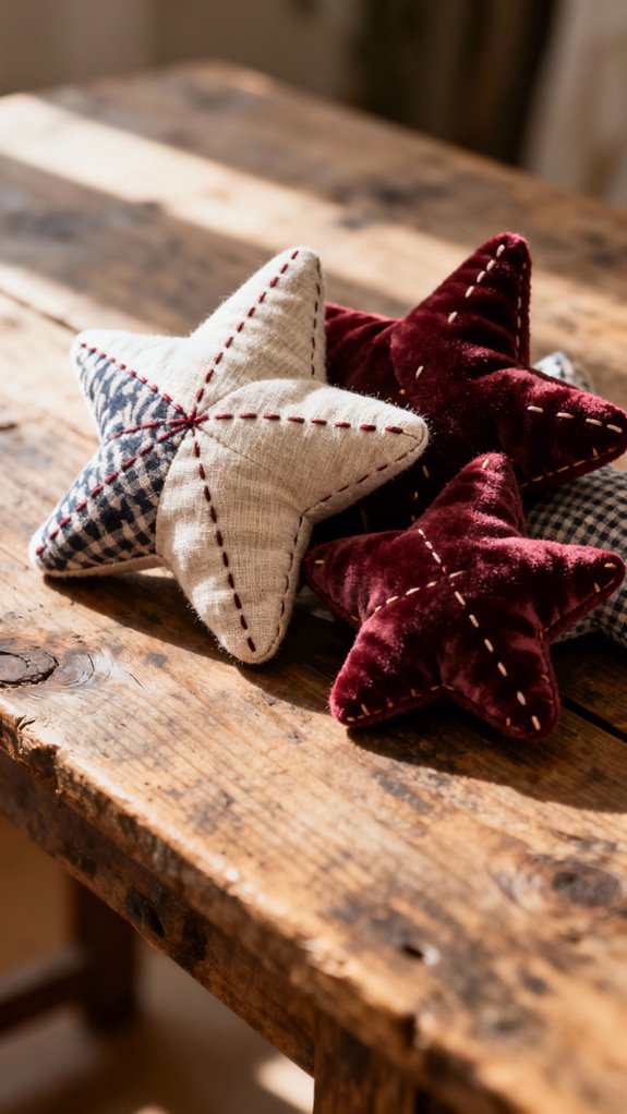 three dimensional stuffed stars