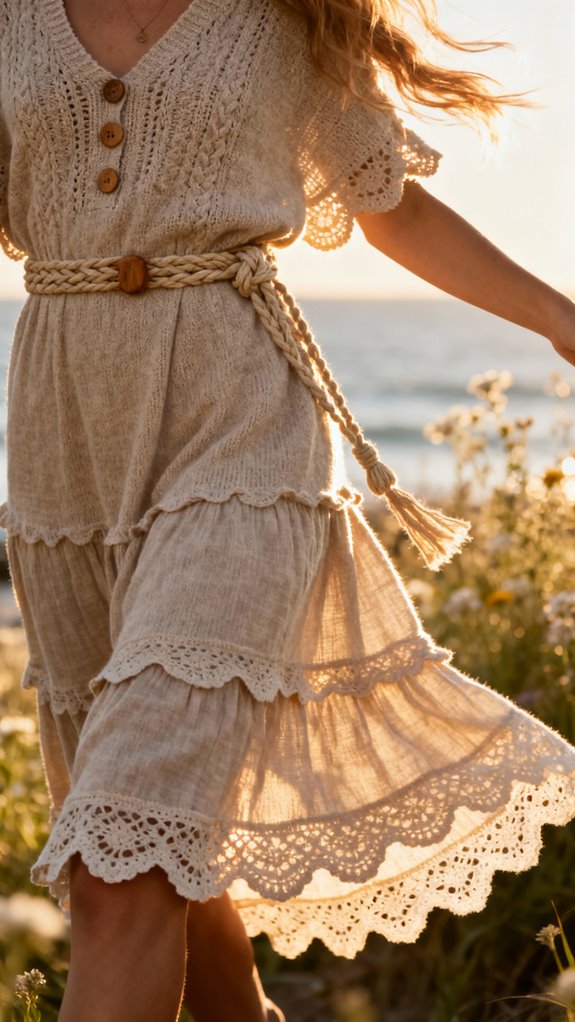tiered dress sewing success