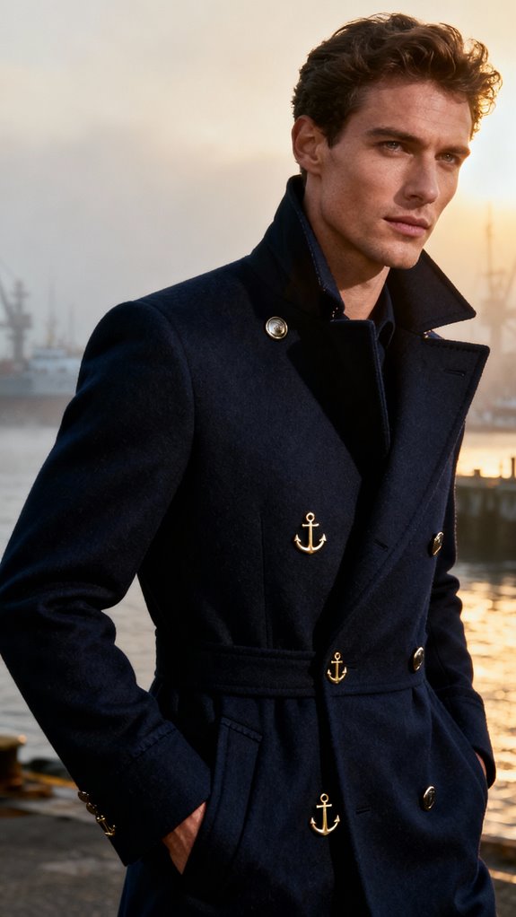 timeless functional pea coat