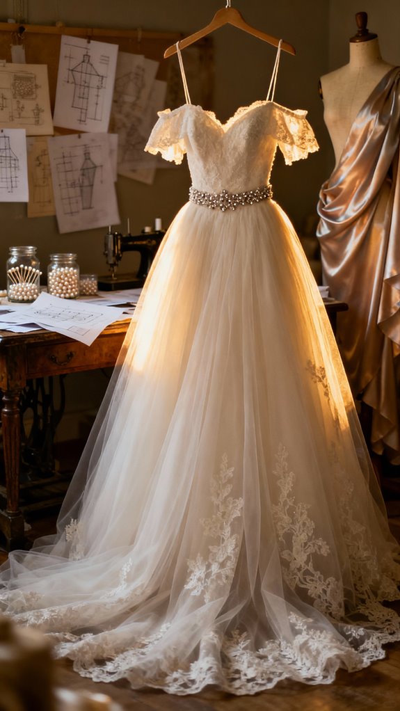 timeless romantic ballgown elegance