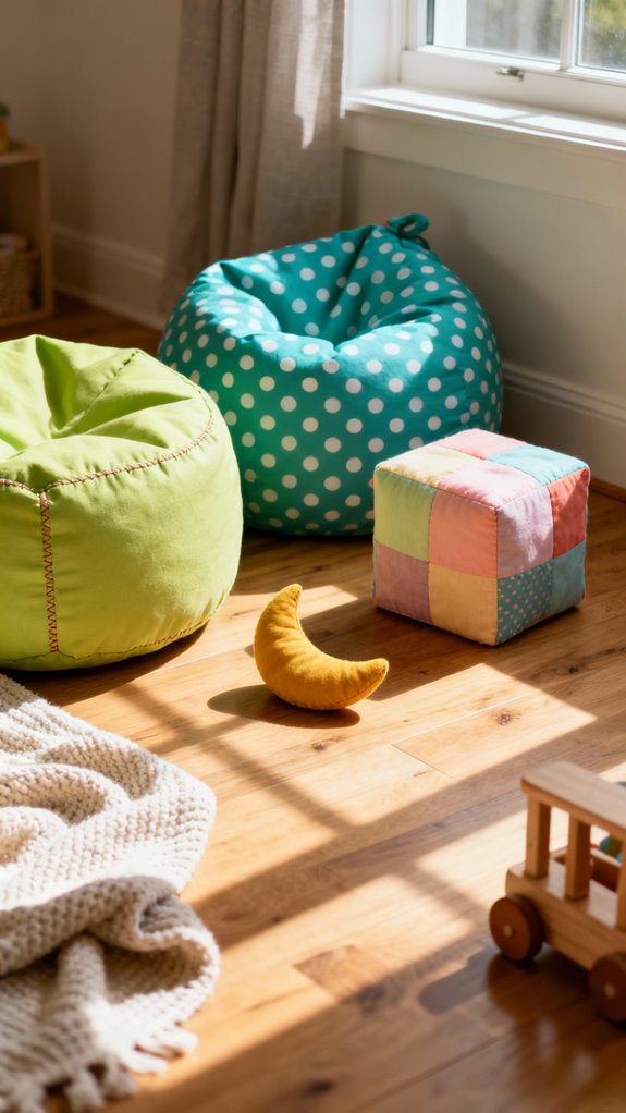 toddler bean bag seating