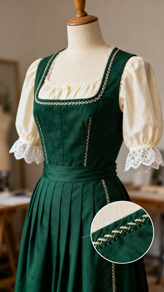 traditional dirndl sewing project