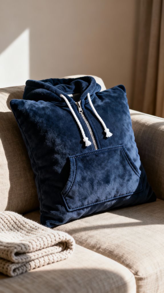 transform hoodies into pillows