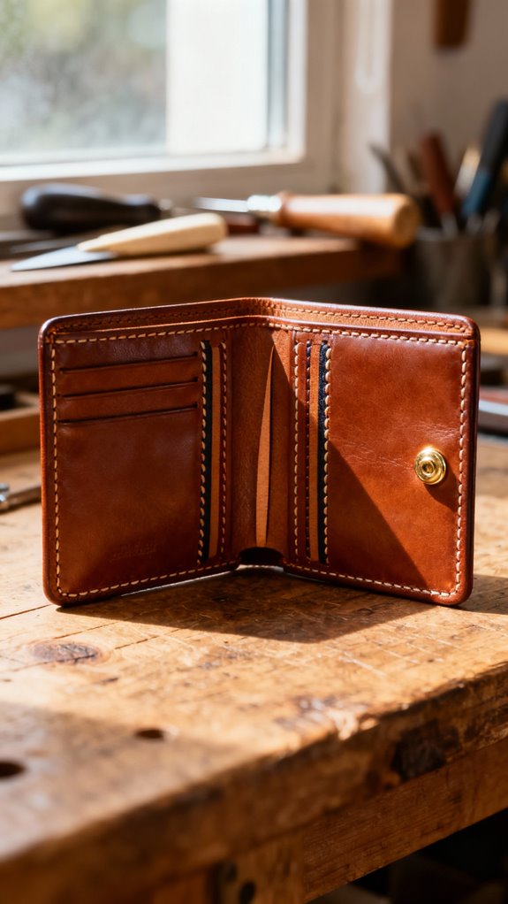 trifold wallet with customization