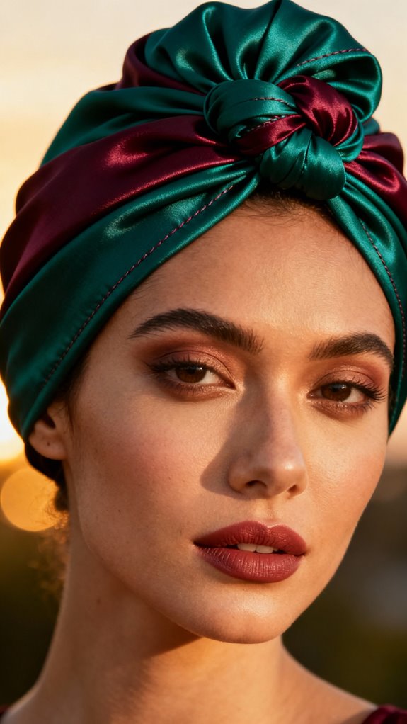 turban style wrap for versatility