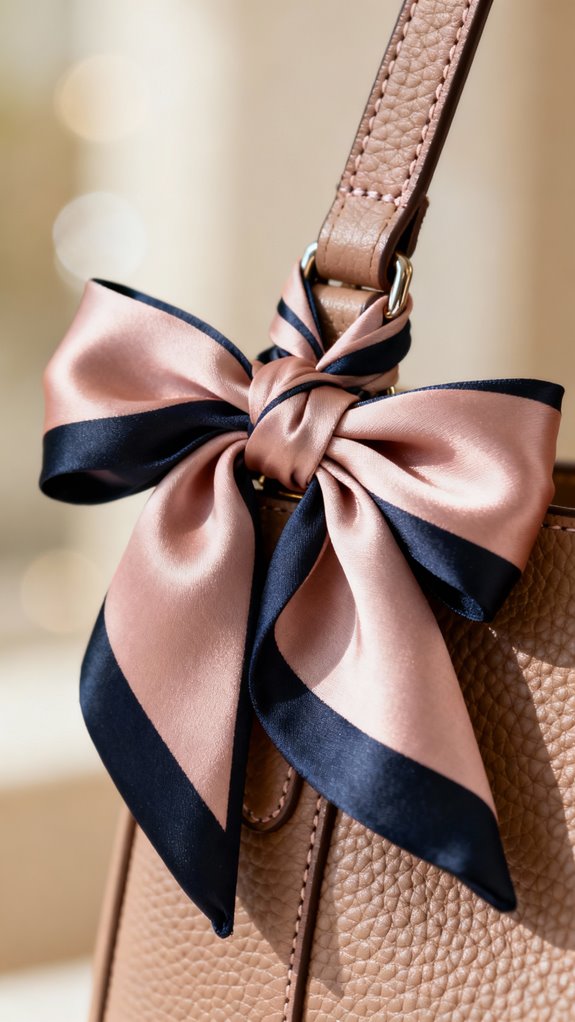 twisted ribbon handbag accessories