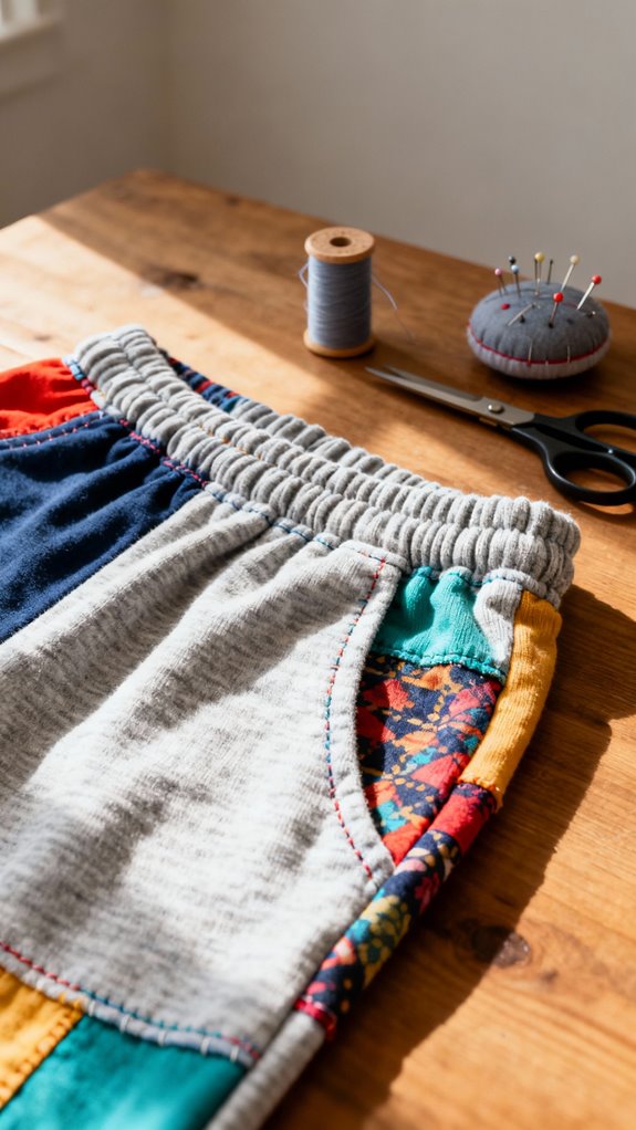 upcycled t shirt lounge pants