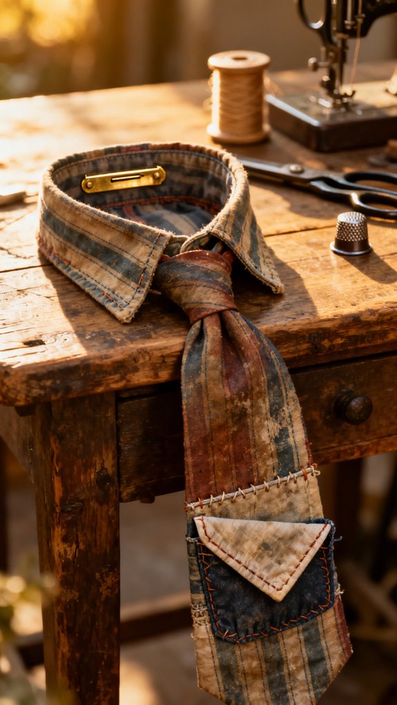 upcycled vintage shirt ties