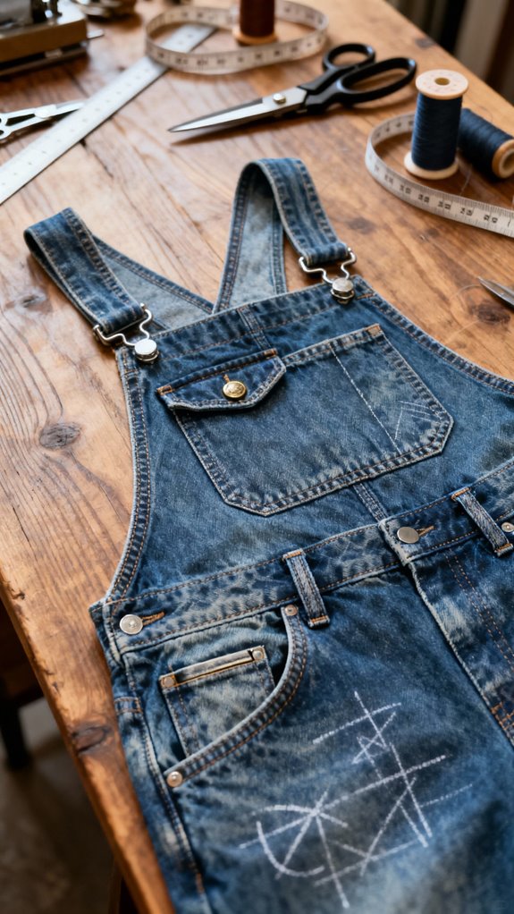 utility overalls with pockets