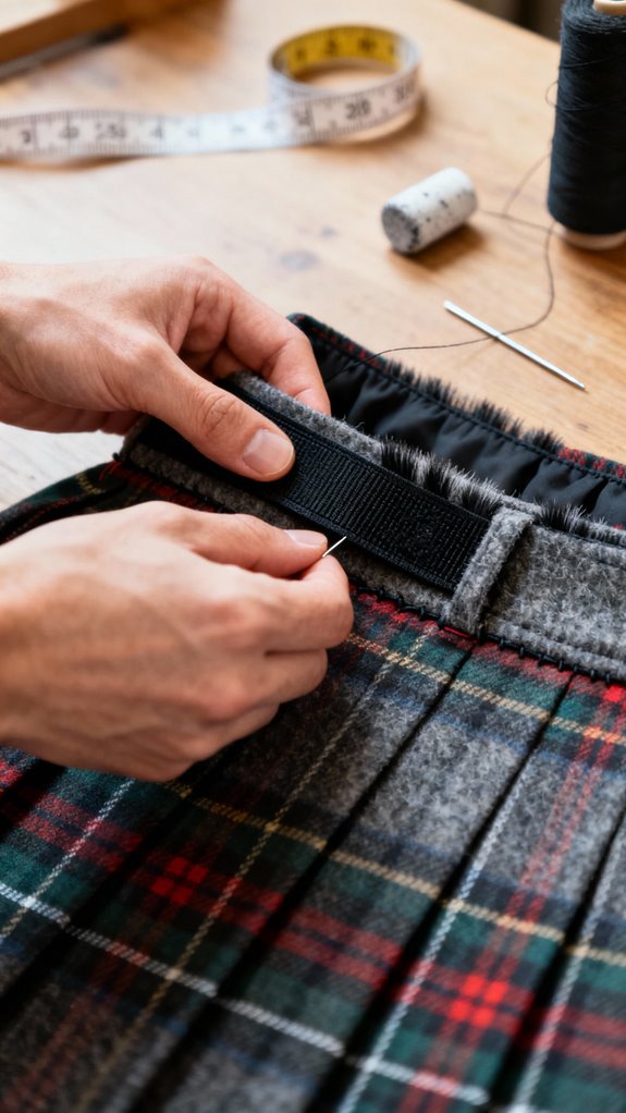 velcro closures for kilts