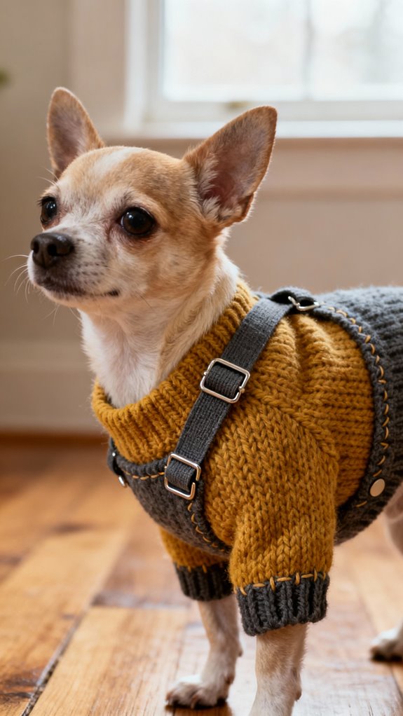 versatile adjustable dog sweater