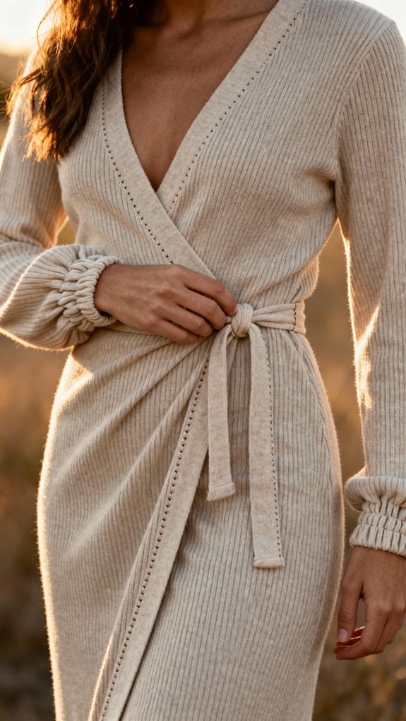 versatile adjustable wrap dress