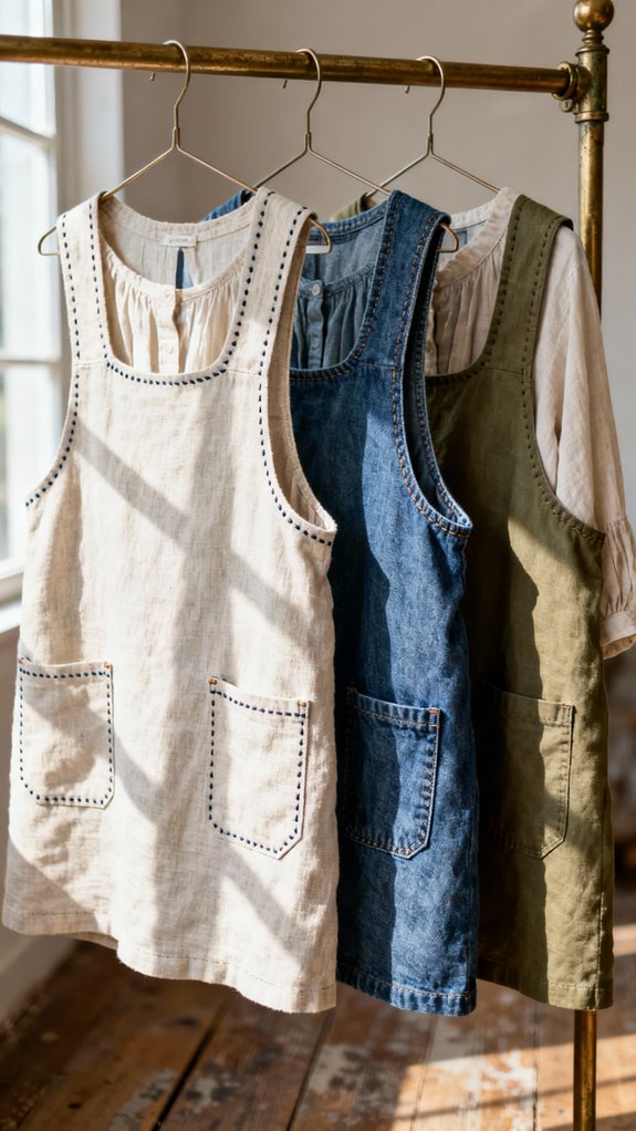 versatile layering pinafore design